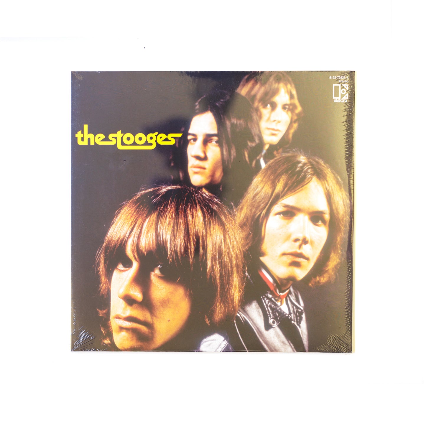 The Stooges 2005 remastered reissue 2xLP front cover with classic band photo and the Stooges logo.