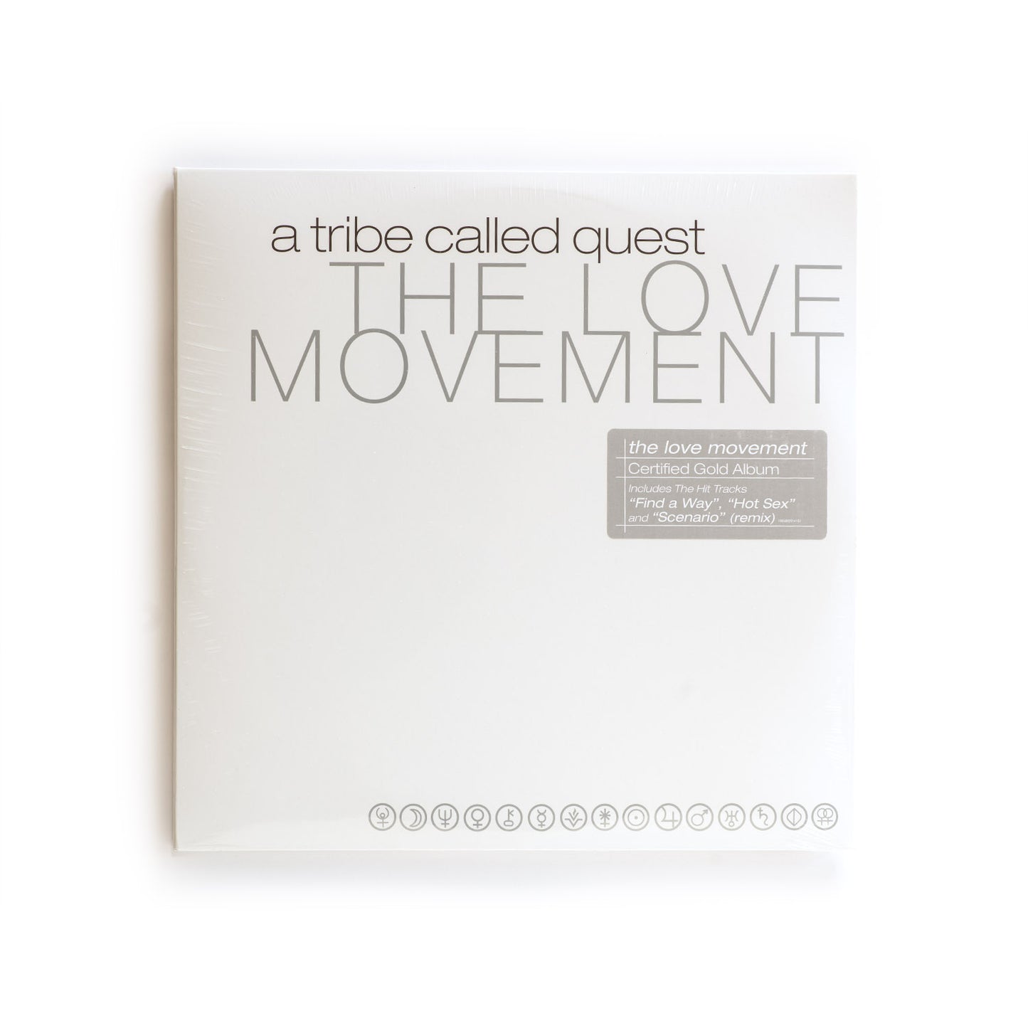 A Tribe Called Quest – The Love Movement 3xLP vinyl album front cover. 2023 Jive/Legacy reissue of the 1998 classic hip-hop record featuring “Find A Way” and “The Love.”