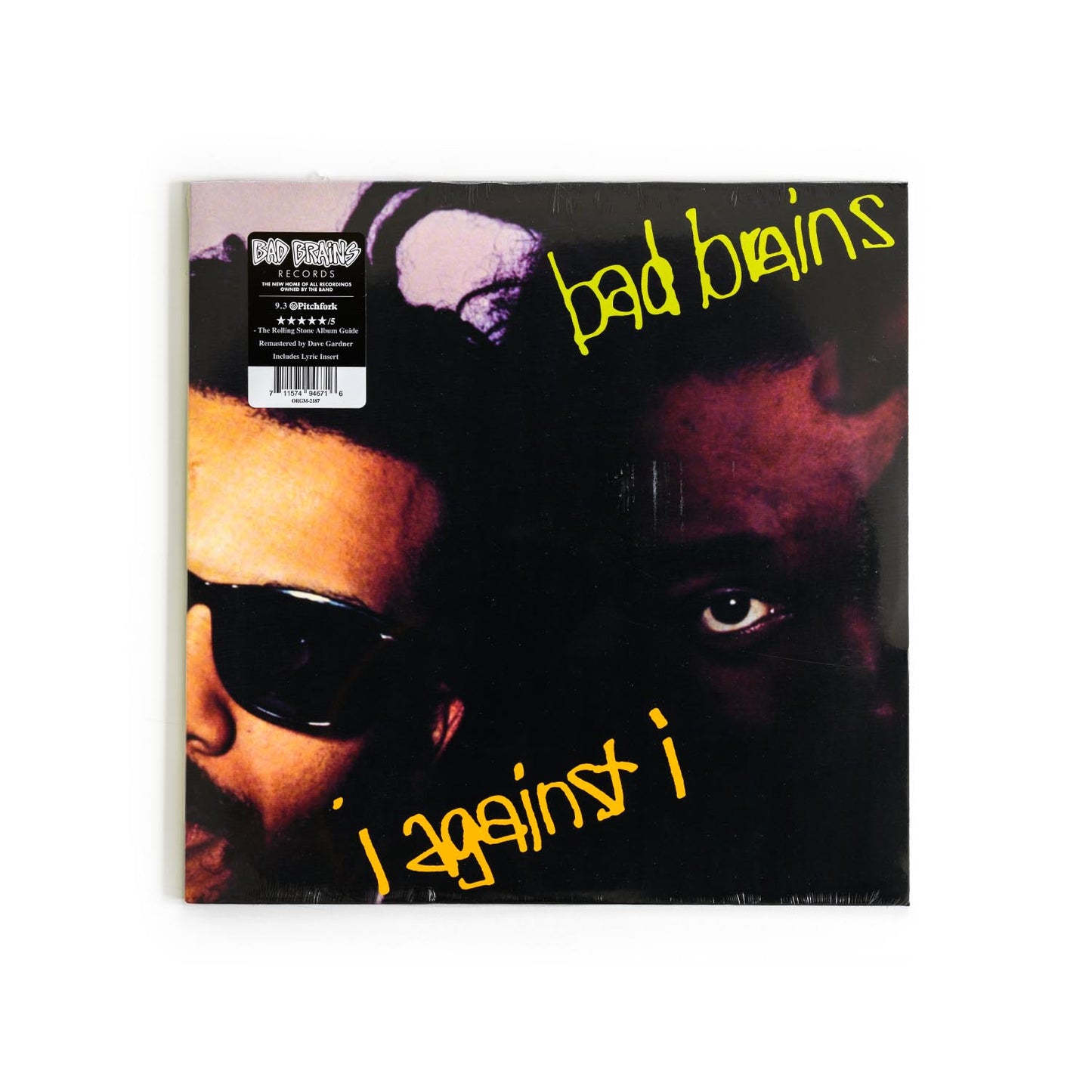 Album cover of Bad Brains – I Against I standard edition featuring the original artwork with stylized typography.