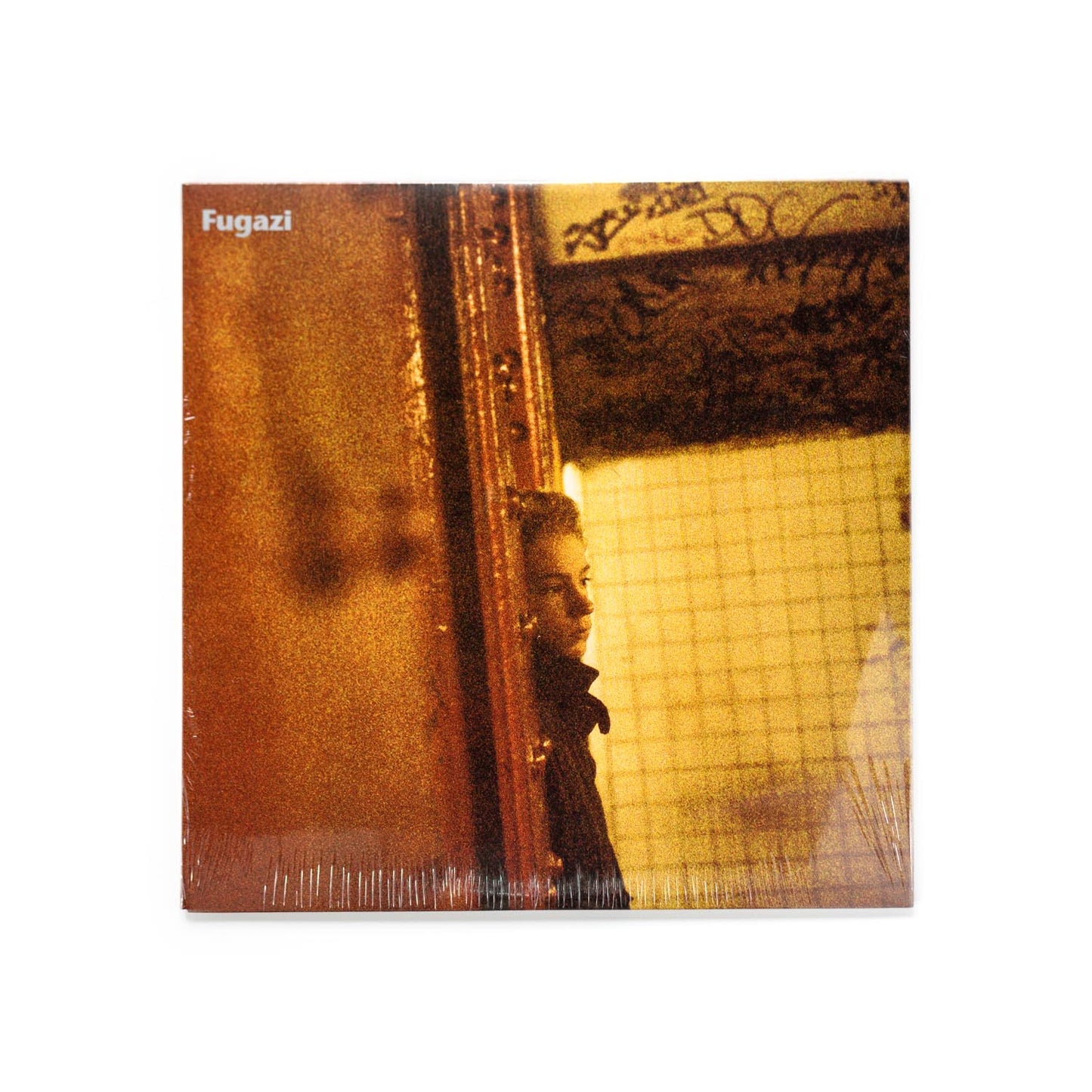 Fugazi – Steady Diet of Nothing vinyl album front cover featuring a photo of a young person in a subway station by Adam Cohen with bold minimalist text layout, Dischord Records reissue 2012
