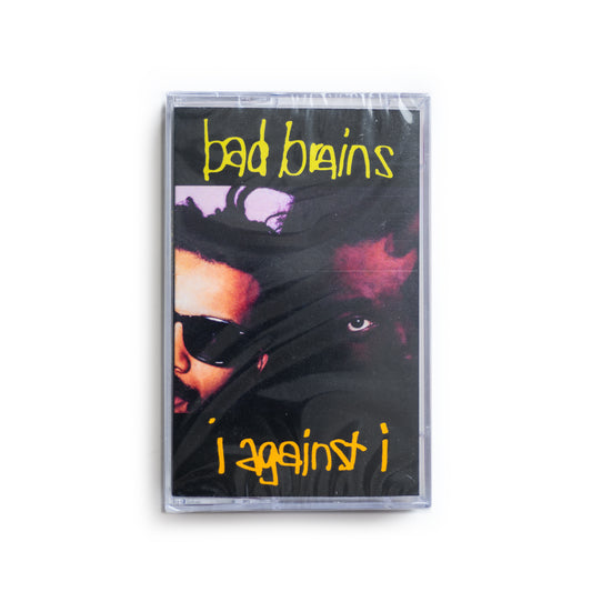 Bad Brains I Against I reissue cassette front cover featuring classic original artwork. 