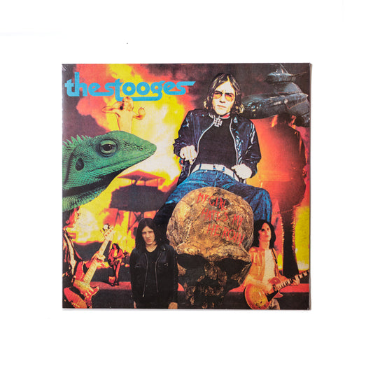 The Stooges My Girl Hates My Heroin 2019 French vinyl reissue LP front cover with chotic design and bold title text. 