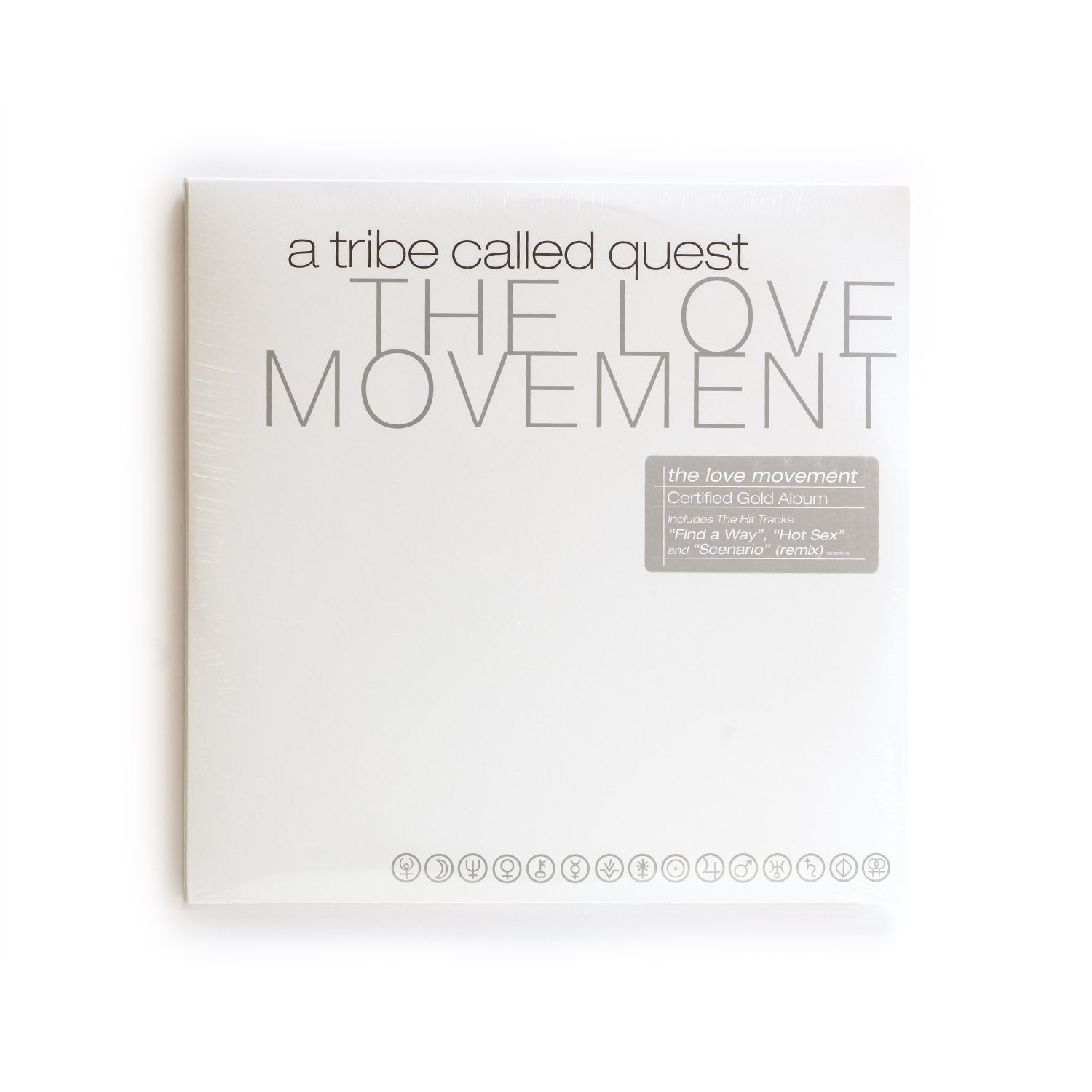 A Tribe Called Quest – The Love Movement 3xLP vinyl album front cover. 2023 Jive/Legacy reissue of the 1998 classic hip-hop record featuring “Find A Way” and “The Love.”