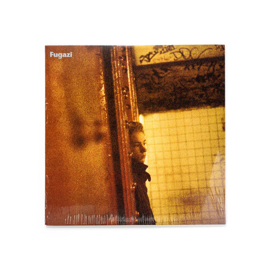 Fugazi – Steady Diet of Nothing vinyl album front cover featuring a photo of a young person in a subway station by Adam Cohen with bold minimalist text layout, Dischord Records reissue 2012